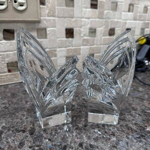 Mikasa Crystal Candleholders